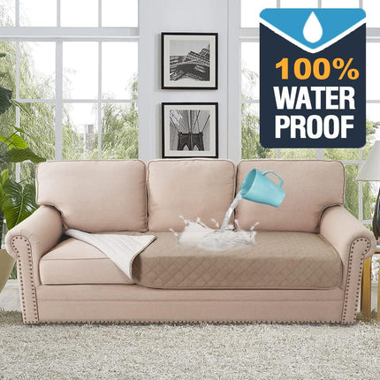 Couch Cover for Dogs Washable 100% Waterproof Sofa Chion Cover Dog Bed Cover Non-Slip Pet Blanket for Sofa Chion Protector, 35" x 74", Khaki