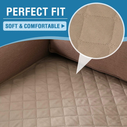 Couch Cover for Dogs Washable 100% Waterproof Sofa Chion Cover Dog Bed Cover Non-Slip Pet Blanket for Sofa Chion Protector, 35" x 74", Khaki