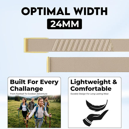 Ultra-soft Nylon Sport Band Compatible with WHOOP 5.0, One, Peak, and Life | Breathable, Durable & Secure Fit Strap | NOT for Gen 4