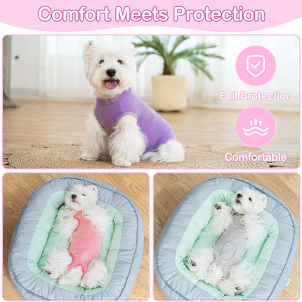 Dog Surgery Recovery Suit for Dogs After Surgery Female, Dog Onesie Suitical Neuter Puppy Spay Shirts, Post-Op Bodysuit Pajamas Anti Licking Abdominal Wounds Cone Alternative