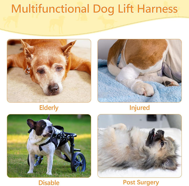 Dog Lift Harness Dog Sling for Large Dogs Portable Dog Carrier Sling for Back Legs – product detail