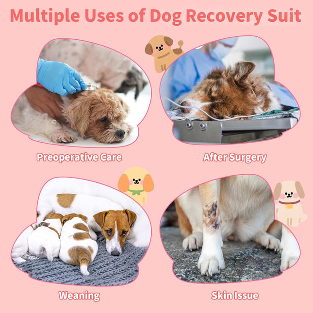 Recovery Suit for Dogs Dog Surgery Suit Long Sleeve Dog Onesie After Spay Neuter for – product detail