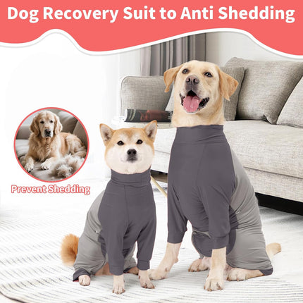 Recovery Suit for Dogs Dog Surgery Suit, Long Sleeve Dog Onesie After Spay Neuter for Female Dogs, Dog Surgical Recovery Body Suits to Prevent Licking Shedding Cone Alternative