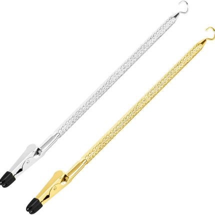 Bracelet Helper Tool with Hook - Fastener Helper Tool for Bracelet, Necklace, Jewelry, Watch - Silver, Gold, Bundle