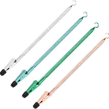 Bracelet Helper Tool with Hook - Fastener Helper Tool for Bracelet, Necklace, Jewelry, Watch - Silver, Teal, Emerald, Rose, Bundle