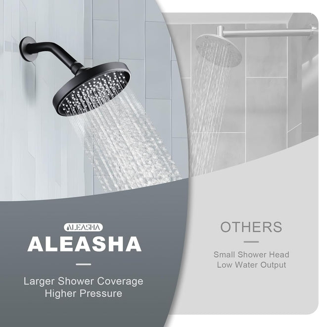 Shower Head High Pressure Rain Luxury Bathroom Showerhead with Adjustable Angles Anti-Clogging Silicone – product detail