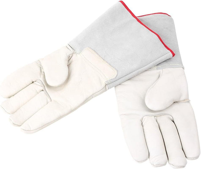 13.8 inch 35cm Long Cryogenic Gloves Low Temperature LN2 Liquid Nitrogen Protective Gloves Safety Frozen – product detail