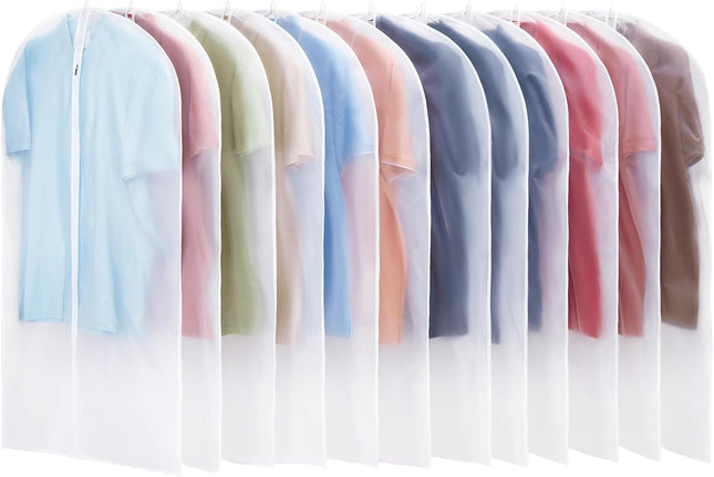 12 Pack Garment Bags for Hanging Clothes