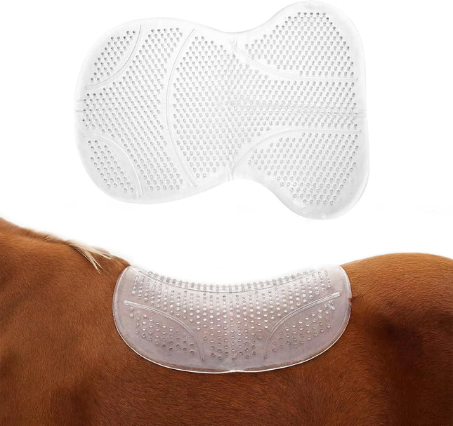 Non Slip Gel Saddle Pad for Horse TPE Half Pad for Back Breathable Provide Ample V1258-DP02-F-798