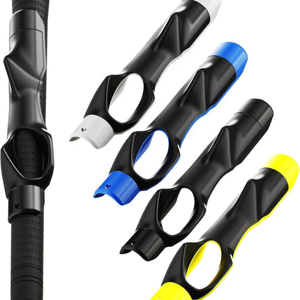 4 Pcs Golf Grip Trainer, Golf Training Aid Swing Trainers Club Grips Accessories for Golfer Enhance Strength Hand Position and Swing Technique, Unique Gift for Golfing Enthusiasts
