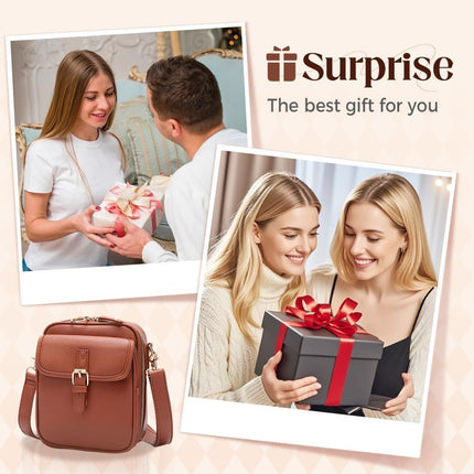 Vintage Large Capacity Messenger Bag, 2026 New Double Layer Large Capacity Messenger Bag Crossbody Leather Bag for Women