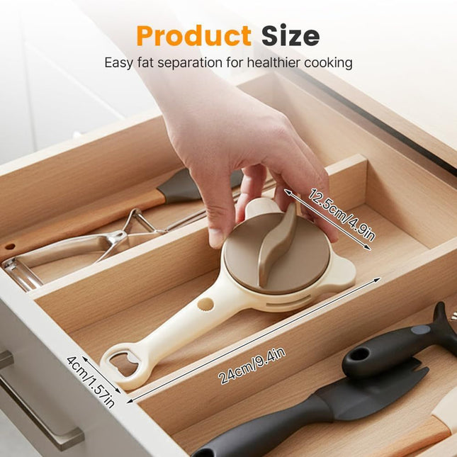 4-in-1 Jar Opener 2026 New Adjustable Stainless Steel Jar & Bottle Opener Lid Remover for – product detail