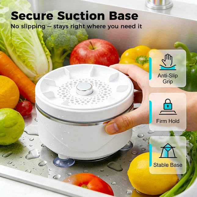 Fruit and Vegetable Washing Machine 2026 Upgraded Fruit Cleaner Device Waterproof Fruit and – product detail