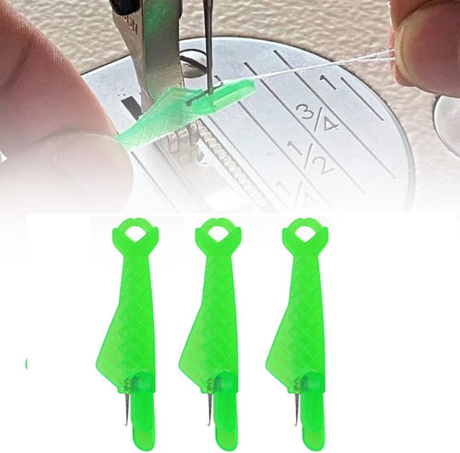 Automatic Sewing Needle Threader Fish Type Quick Needle Threaders for Hand Sewing Sewing Machine Needle