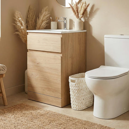 Wicker Trash Can,Bathroom Trash Can,Waterproof Wicker Waste Basket for Bathroom,Narrow Small Waste Basket for Bedroom,Office, Cream White 5 Gallon