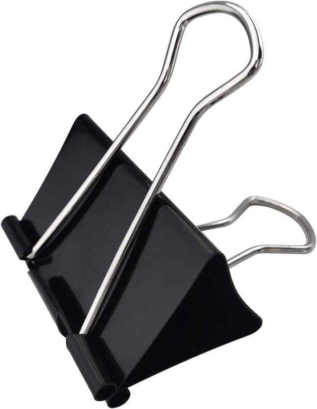 Extra Large Binder Clips 2.4-Inch (18 Pack) Big Paper Clamps for Office Supplies Black V1258-DP02-F-963