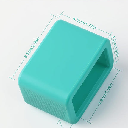 2 PCS Seat Belt Buckle Holder, Silicone Seatbelt Buckle Booster to Makes Receptacle Stand Upright for Easy Access (Mint Green)