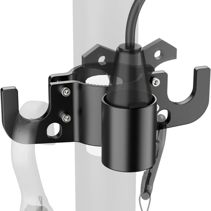 Aluminum Trailer Towing Chain Organizer with 7-Way Plug Holder- Heavy-Duty RV Tongue Jack Accessories