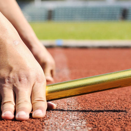 3 Pcs Aluminum Track Field Relay Baton Race Batons Equipments Running Track Relay Batons Suitable for Sports Outdoor Practice Athlete Students Office Field Race Tools