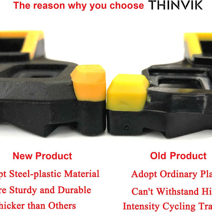Road Bike Cleats for Shimano SPD-SL Locking Cycling Pedals Cleat for Shimano SH10 SH11 SH12 System Shoes
