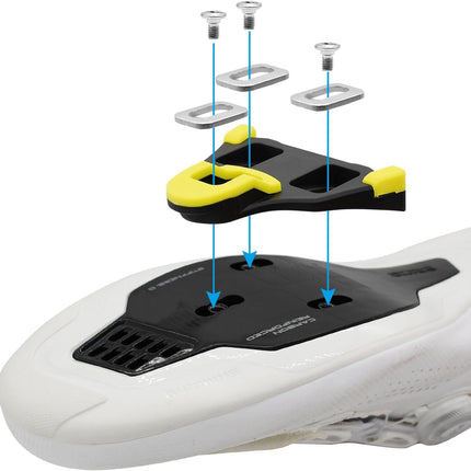 Road Bike Cleats for Shimano SPD-SL Locking Cycling Pedals Cleat for Shimano SH10 SH11 SH12 System Shoes