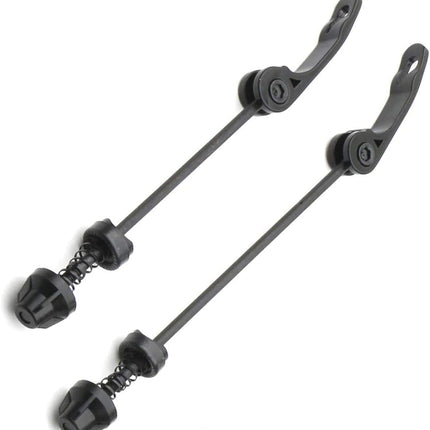 Road Mountain Bicycle MTB Wheel Hub Front and Rear Skewers Quick Release Clip Bolt Lever Axle QR 145/180 mm, a Pair