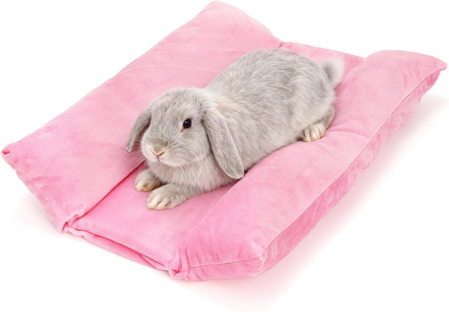 16 x 12 Soft Bunny Bed Thick Rabbits Concave Beds Reversible Cuddle Cushion Plush Mat V1259-DP01-A-1010