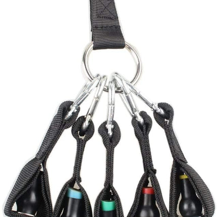 Exercise Cable Handles,Cable Machine Attachment Handles Compatible with Machines,Super Strong Nylon Webbing for Resistance Training(1 Pairs)