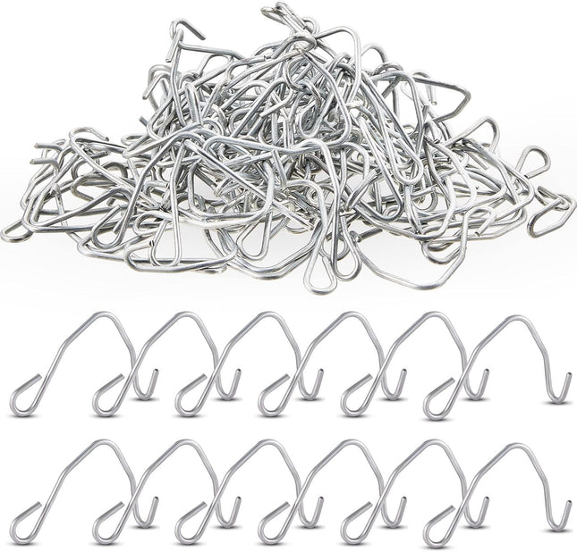 300 Pieces T Post Wire Clips Fence Fencing for Securing Galvanized Steel Barbed Garden Farm Highway Sport