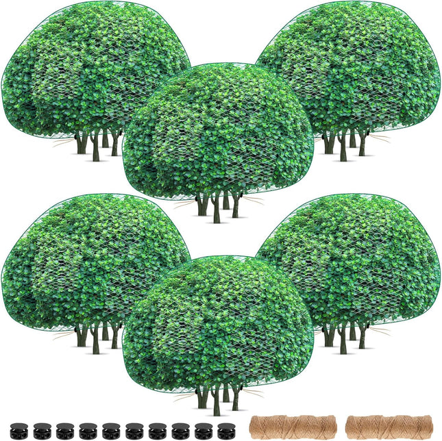 6 Pcs Deer Netting for Shrubs up to 2.5-3' Tall 5.9 x Ft Plant Trees V1259-DP01-A-1147