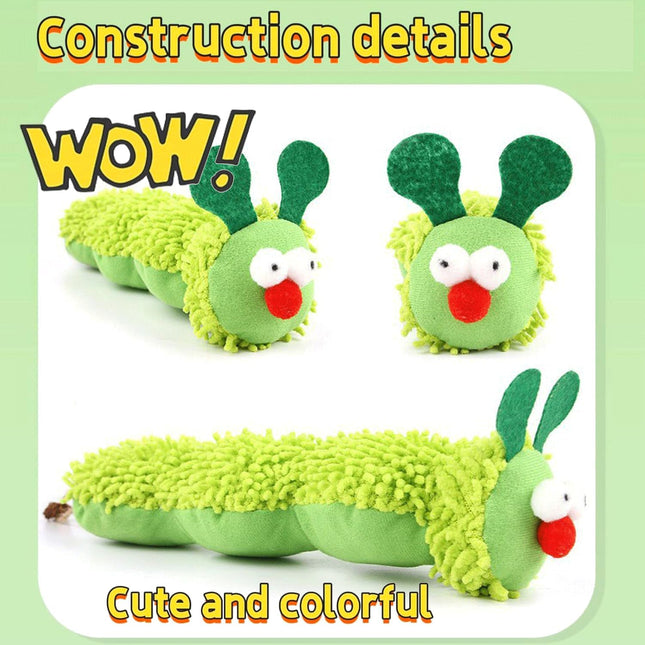 Petluno Cat Catnip Toy for Indoor Cats Chew Teeth Cleaning Bite-Resistant Plush Caterpillar Design Dental – product detail