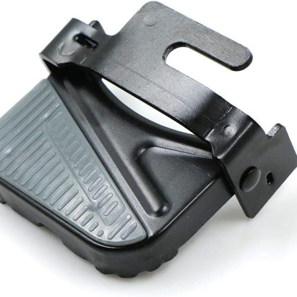 Bike rear pedal folding pedal footrest - mountain bike trekking cycling bike accessories pedals resin universal pegs footrest axle extension foot pedal rear black 1 pair 9.1 x 9.4 cm