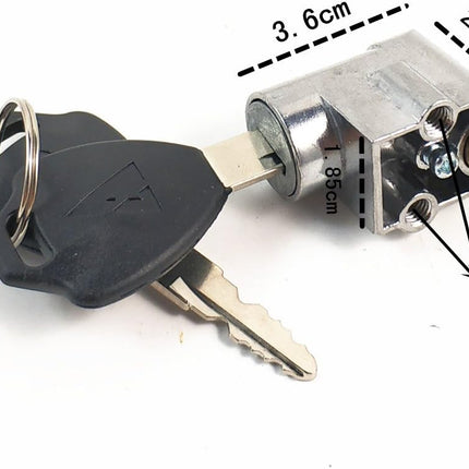 2-button lock, suitable for e-bike, electric bike, scooter, safe, locker
