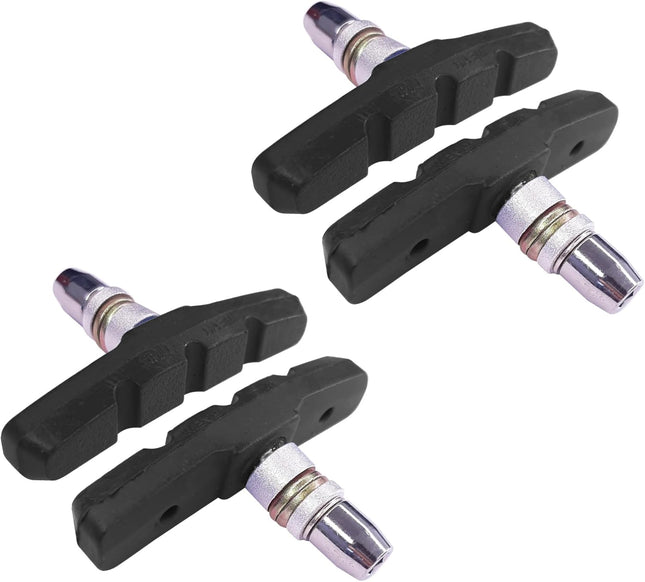 4 x bike brake blocks 2 pairs 60 mm symmetric V-brake compatible with Shimano Tektro Avid Sram rims Cycle