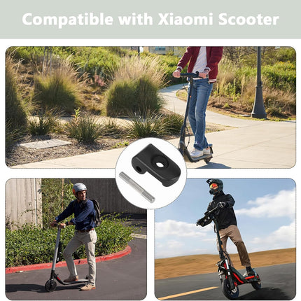 Folding hook lock with iron clasp, compatible with Xiao-Mi M365, reinforced hinge for aluminium folding electric scooters