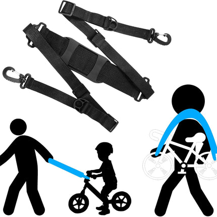 Petluno Accessories for electric scooters, compatible with Xiaomi M365/1S/Pro, scooter carry bag/child handle/ hooks/cable conduit protection/reflective set/shoulder strap/handlebar # 3 Straps
