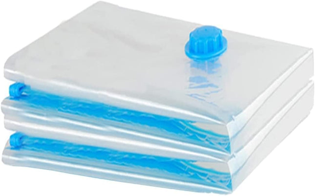 Vacuum bags 2-piece storage bag space-saving reusable vacuum bags for clothes bedding pillows duvets