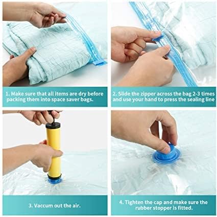 Vacuum bags 2-piece storage bag space-saving reusable vacuum bags for clothes bedding pillows duvets – product detail