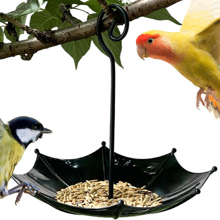 Bird feeder house, 18 x 16.5 cm, protection for poultry, outer covers, small adjustable height cover, bird feeding station for garden, balcony, rain shelter
