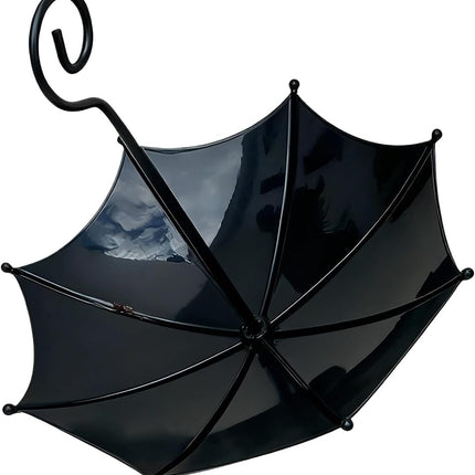 Bird feeder house, 18 x 16.5 cm, protection for poultry, outer covers, small adjustable height cover, bird feeding station for garden, balcony, rain shelter