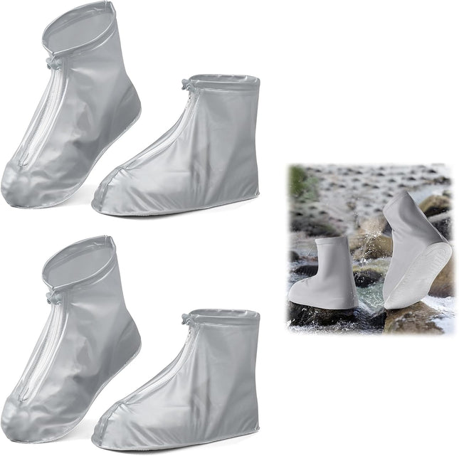 overshoes waterproof 4 reusable bike overshoes anti-slip reinforcement with zip closure can be worn