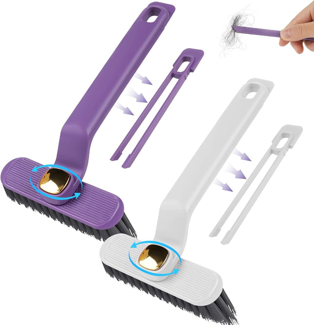 Petluno multifunctional rotating cleaning brush 2 pieces of hole cleaning brushes 360 Degree hard
