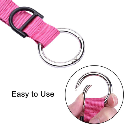 Petluno Luggage for adding a bag, adjustable suitcase strap, luggage connector, Pink, One_size pink