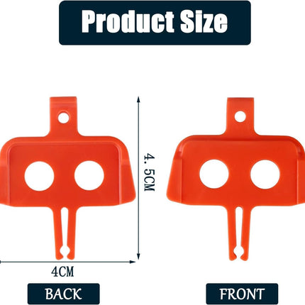 10Pcs Bike Disc Brake Spacers, Hydraulic Pad Spreader Insert Repair Tool for Road Bike & Mountain Bike, Component