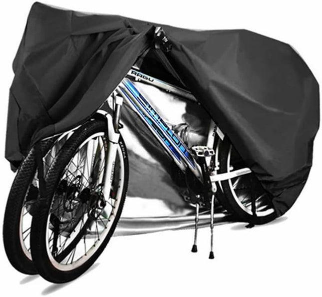 Bike covers for 2-3 e-bikes rain sun UV dustproof waterproof with lock hole mountain and road