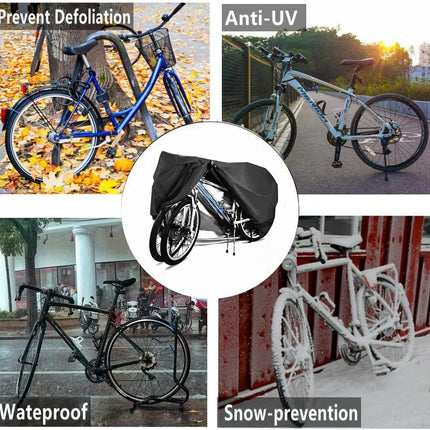 Bike covers for 2-3 e-bikes, rain, sun, UV, dustproof, waterproof, with lock hole, mountain and road