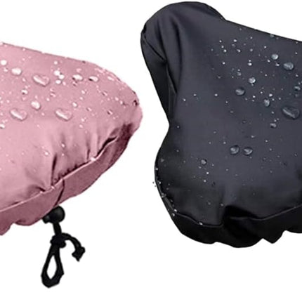 Quickly Install Bike Seat Protectors Water Resistant Bicycles Seats Cover for Adventure Enthusiasts Pink