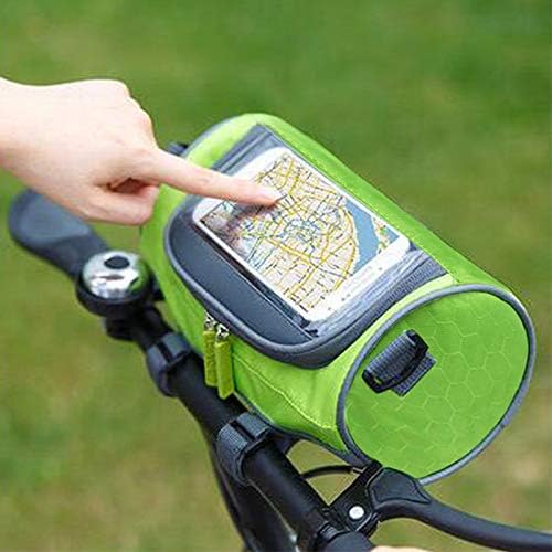 Waterproof Bicycle Handlebar Bag with Transparent Pouch and Adjustable Strap High-Capacity Cycling Front – product detail