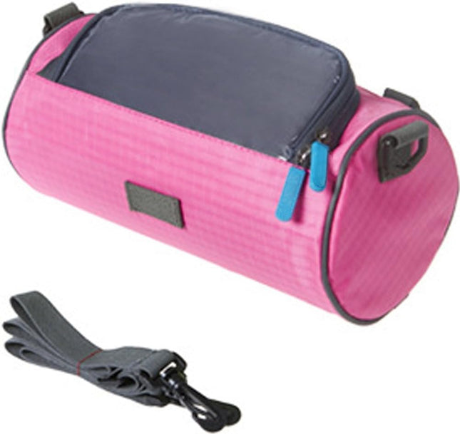 Waterproof Bicycle Handlebar Bag with Transparent Pouch and Adjustable Strap High-Capacity Cycling Front