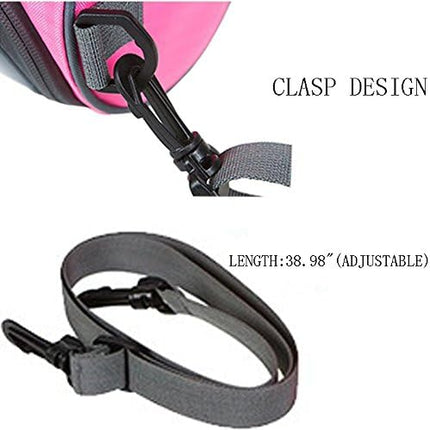 Waterproof Bicycle Handlebar Bag with Transparent Pouch and Adjustable Strap High-Capacity Cycling Front Pack #2 Pink